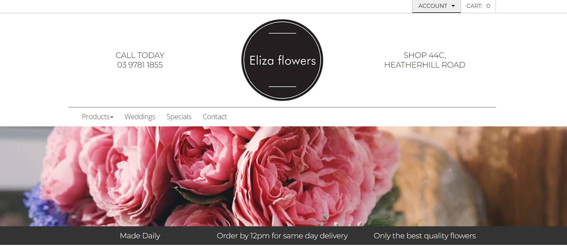 eliza flowers shop mornington