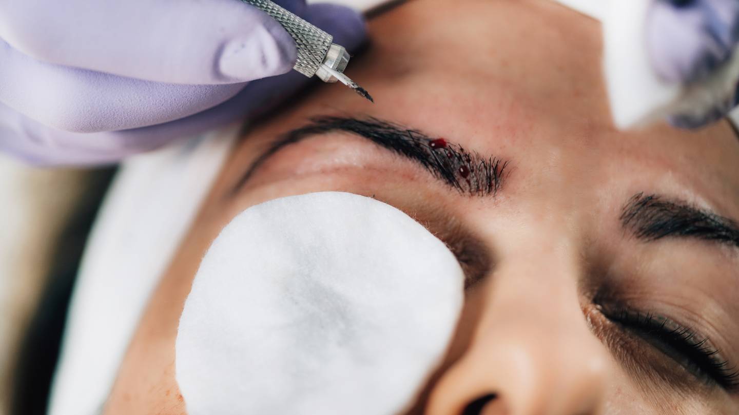 what happens if you shower after microblading eyebrows